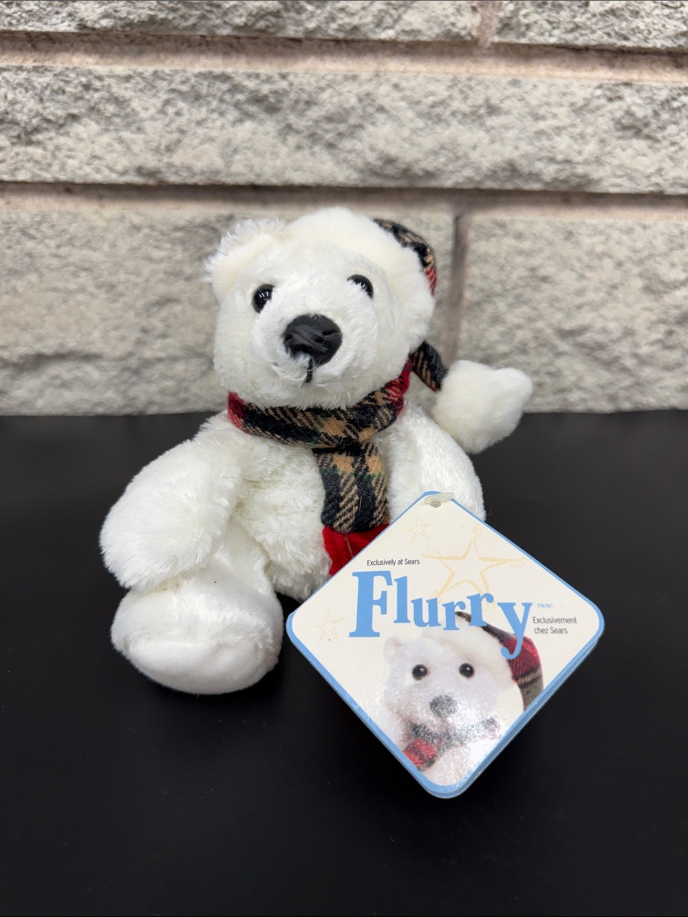 Christmas Sears Charity 2002 Plush Polar Bear FLURRY NEW WITH TAGS